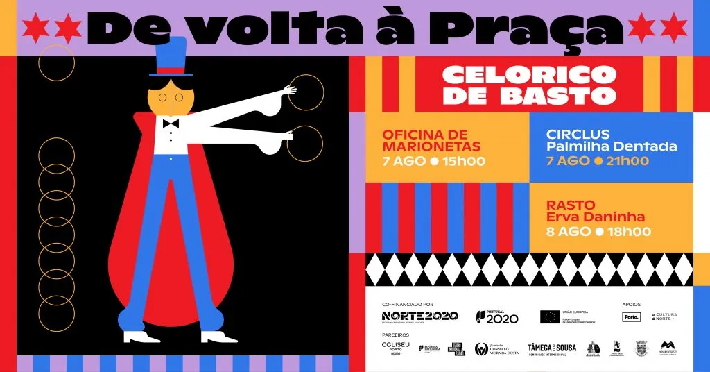 Teatro da Palmilha Dentada e Companhia Erva Daninha atuam na vila de Celorico