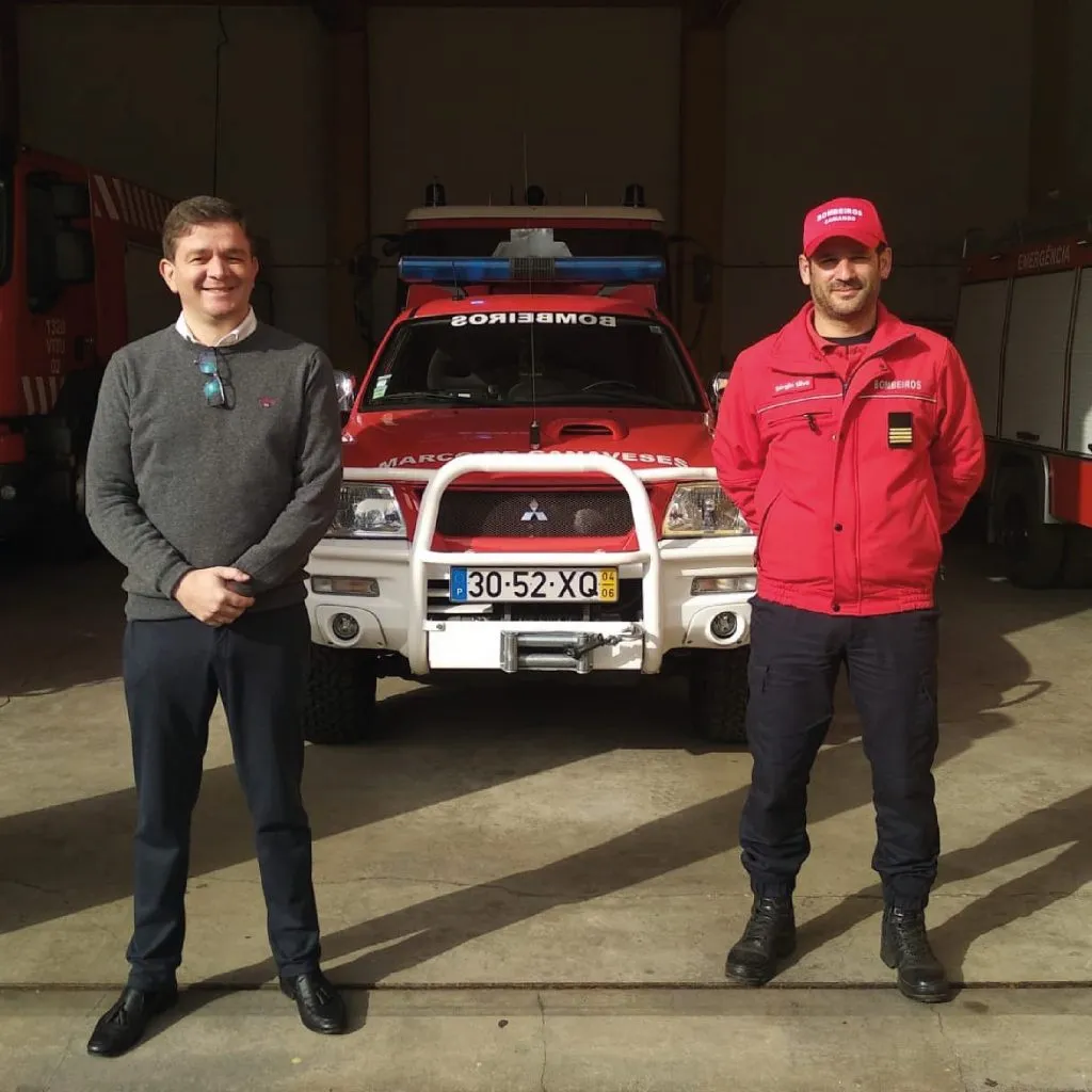 Marco. Carro novo de combate a incêndios premeia recorde dos Bombeiros