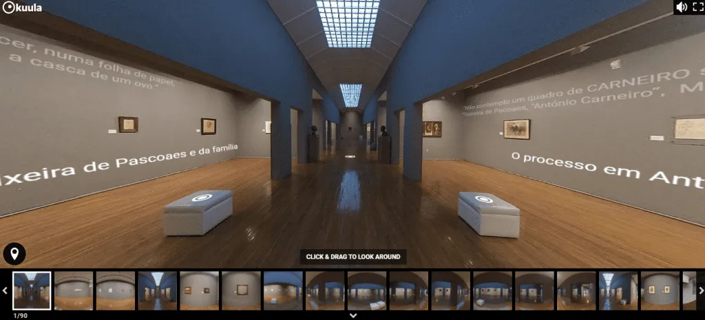 Visitas virtuais ao Museu Municipal Amadeo de Souza-Cardoso
