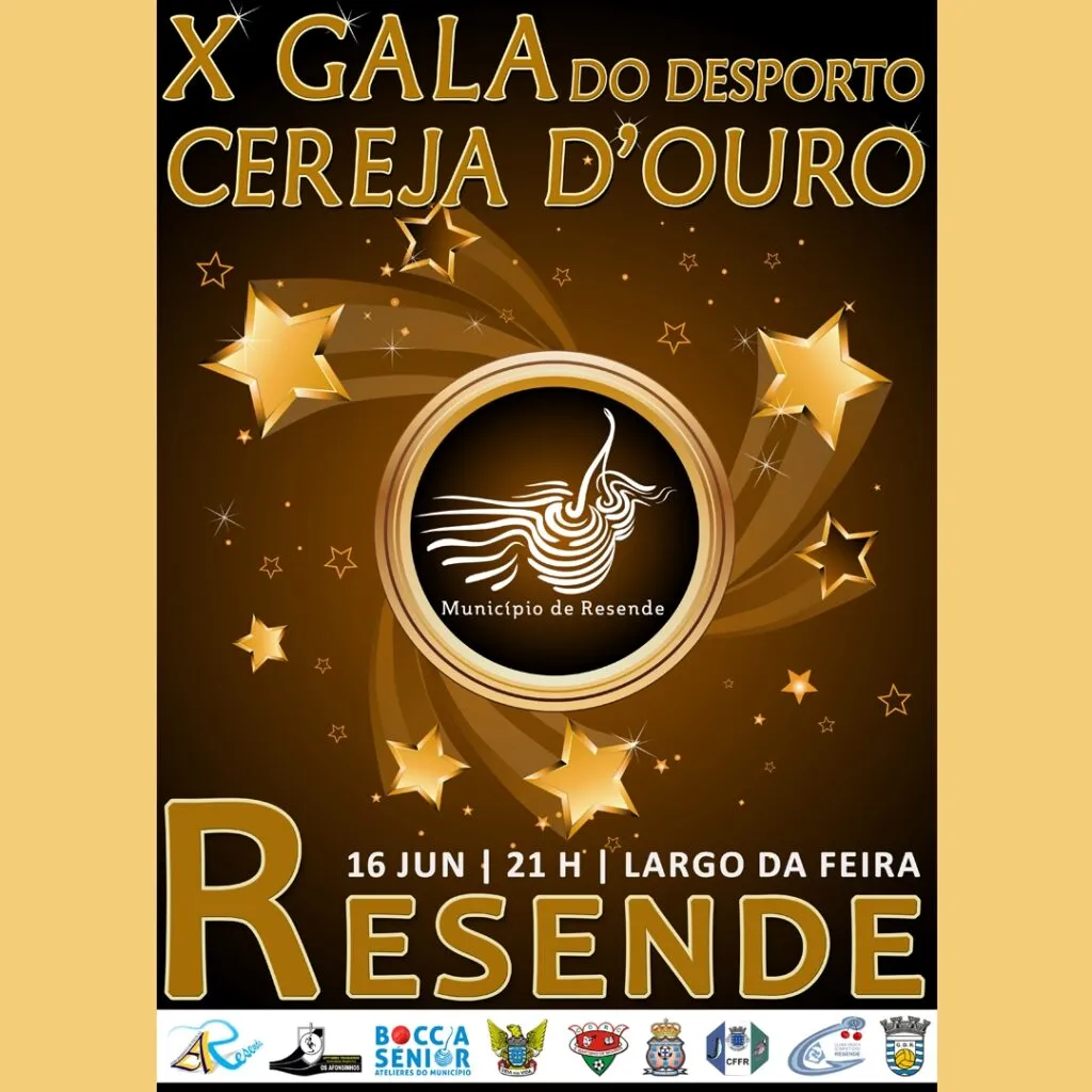 Resende distingue atletas em Gala com Cereja d’ Ouro