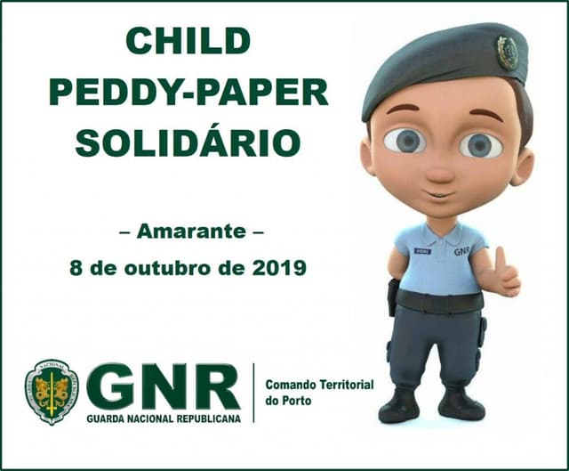 Amarante: GNR organiza amanhã Child peddy-paper solidário para crianças do conselho