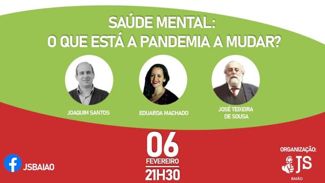 “Saúde mental: o que está a Pandemia a mudar?”