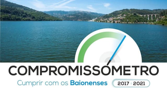 “Compromissómetro” – Câmara de Baião a 97%