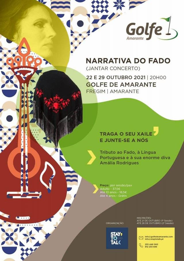 “Narrativa do Fado” no Golfe de Amarante