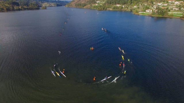 Marco. Campeonato Regional de Fundo de Canoagem