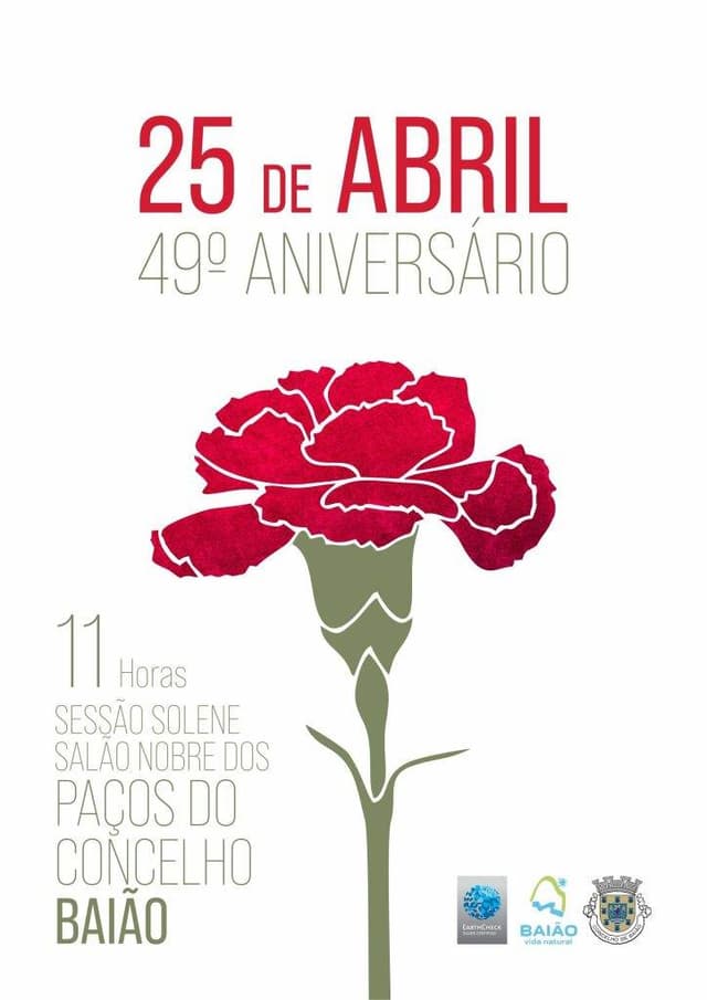 Baião. 25 de Abril no Salão Nobre