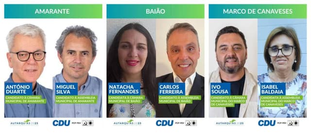 CDU revela candidatos às Autárquicas´25
