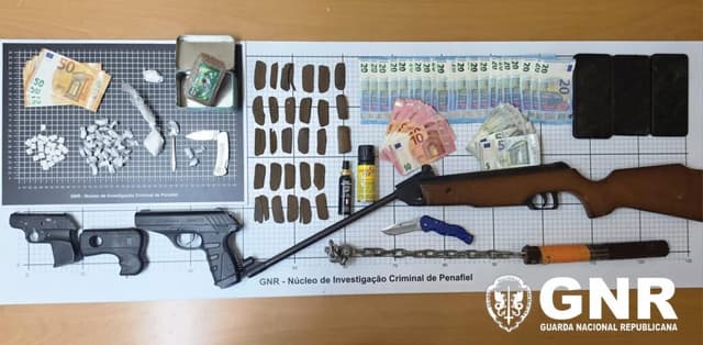 Seis detidos por tráfico de droga em Penafiel