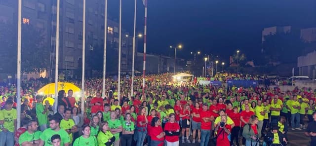 Quatro mil caminham pelos Bombeiros do Marco