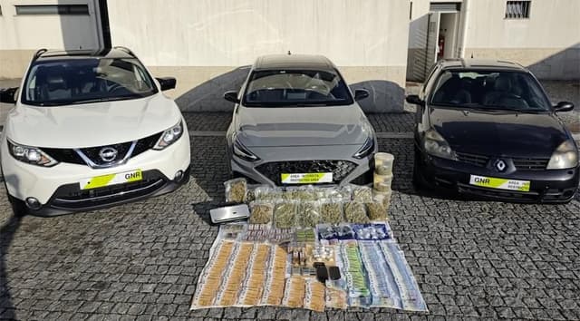 Sete homens detidos por tráfico de droga em operação que envolveu Marco, Penafiel e Gaia